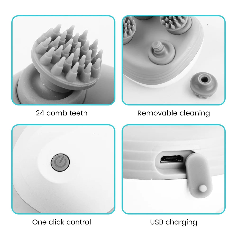 Electric Head Massager with Deep Tissue Relief - Smarsty