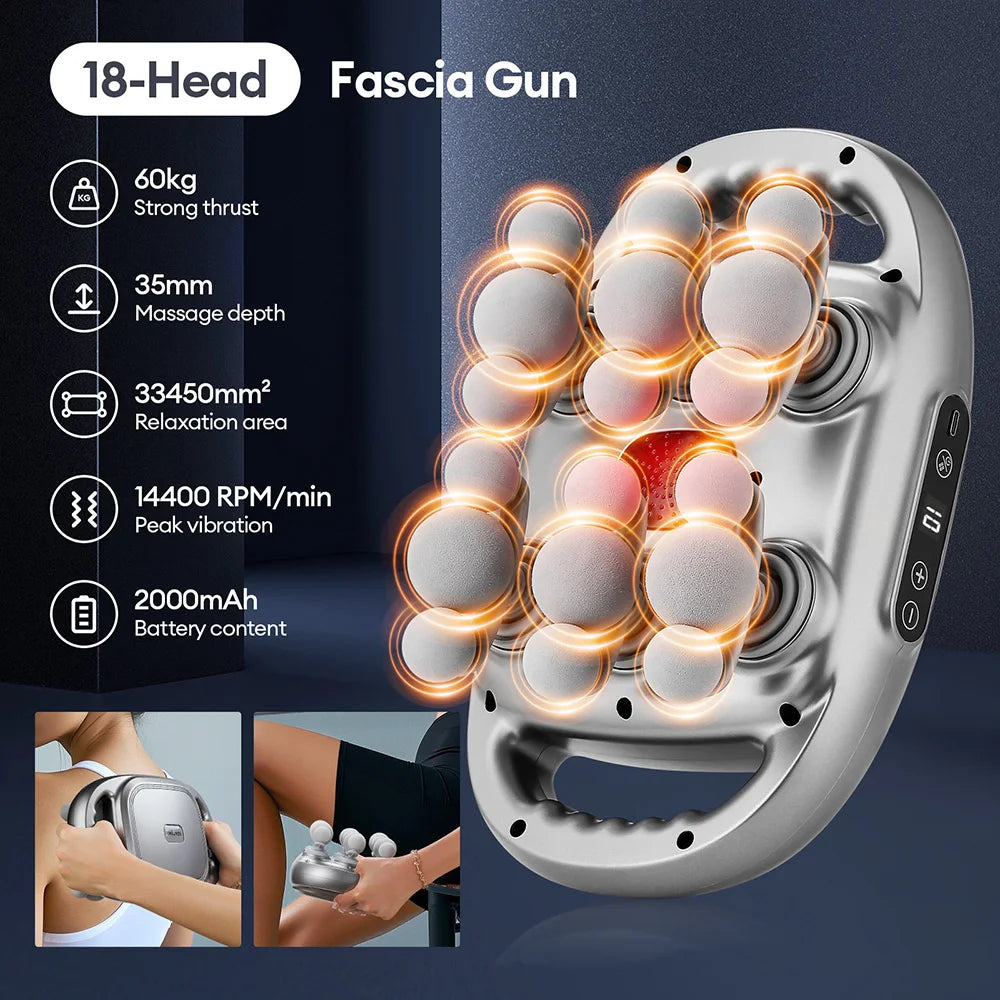 High-Frequency Vibration Body Massage Gun for Muscle Relief - Smarsty