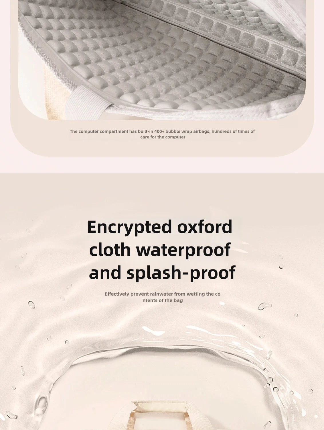 Waterproof Laptop Bag For MacBook Pro Air 13 15 Strap