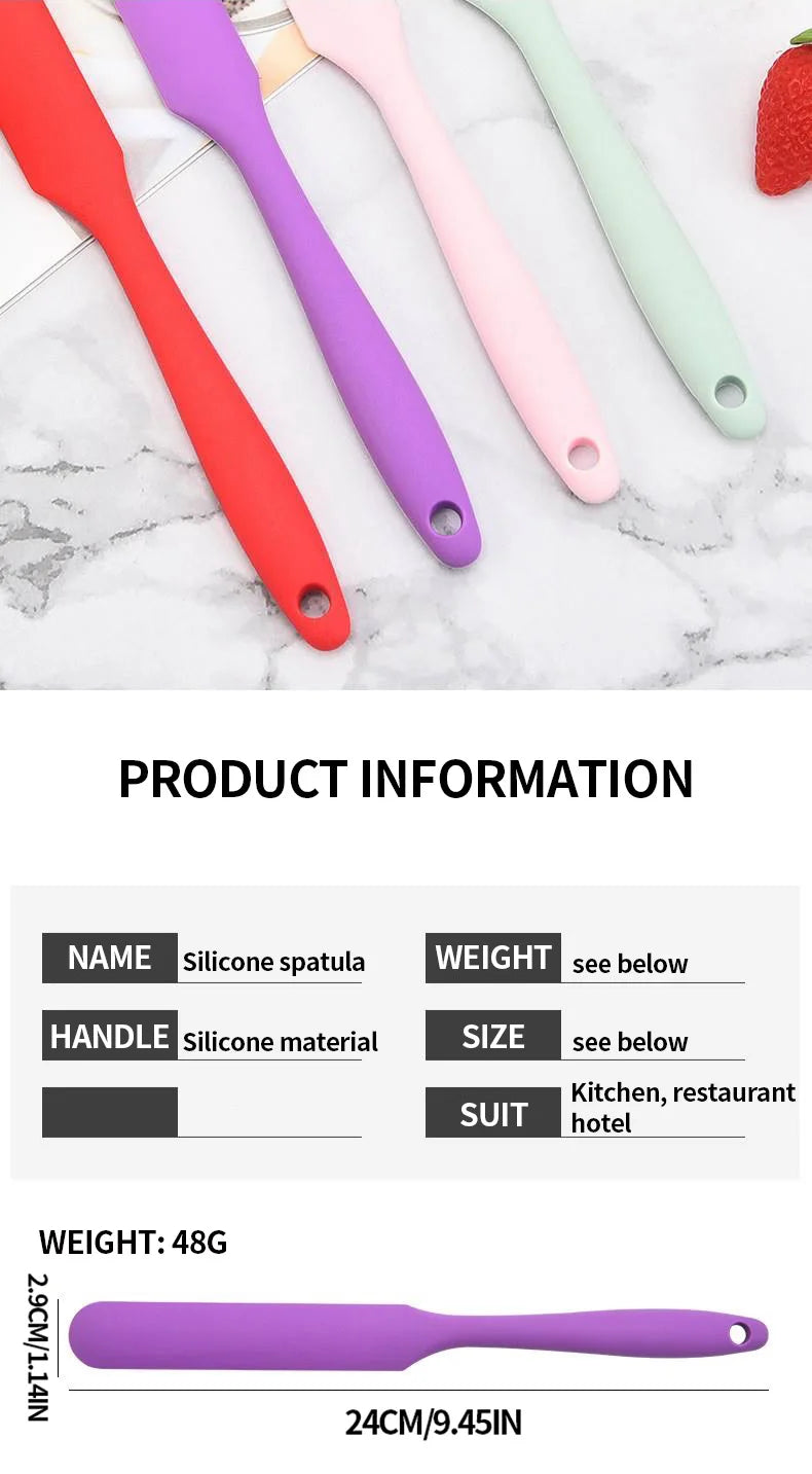 Heat Resistant Silicone Spatula for Baking and Mixing - Smarsty