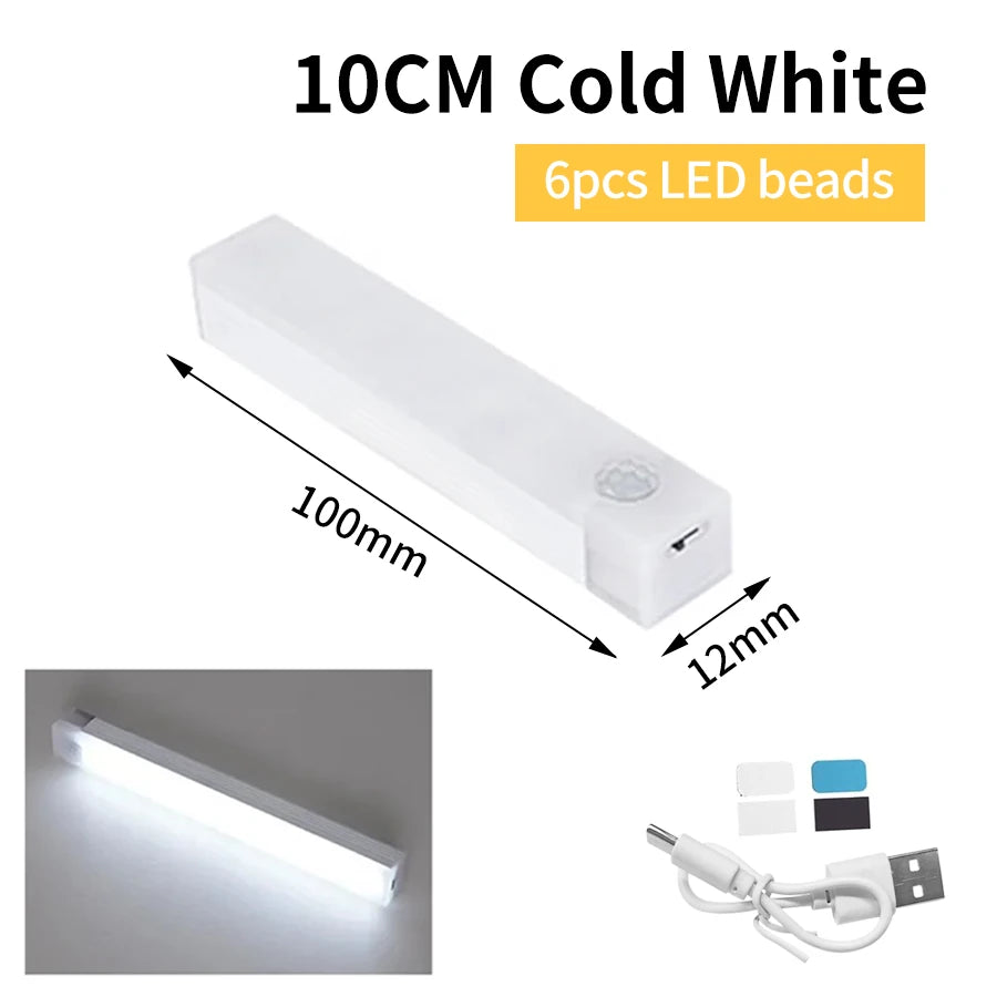 Rechargeable Motion Sensor LED Night Light for Cabinets - Smarsty