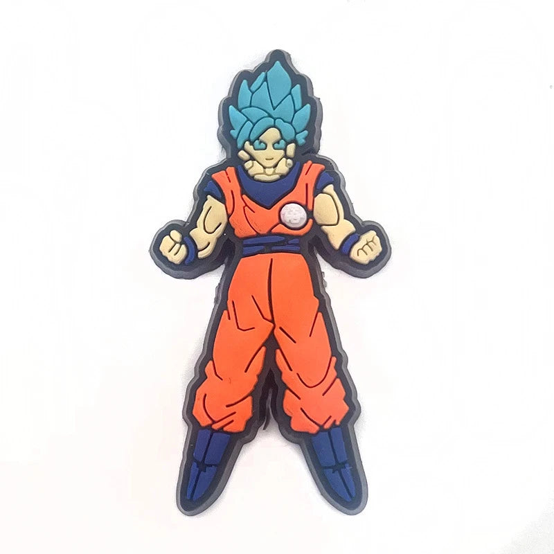 New JIBBITZ Dragon Ball Shoe Charm For Clogs PVC Waterproof Sandals Decorate Buckle Decorations Accessories Toys Gift
