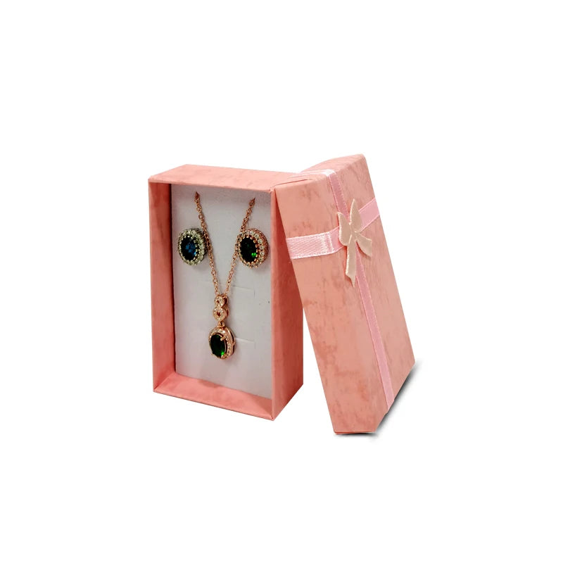 High Quality Paper Ring Necklace Set in Gift Box - Smarsty