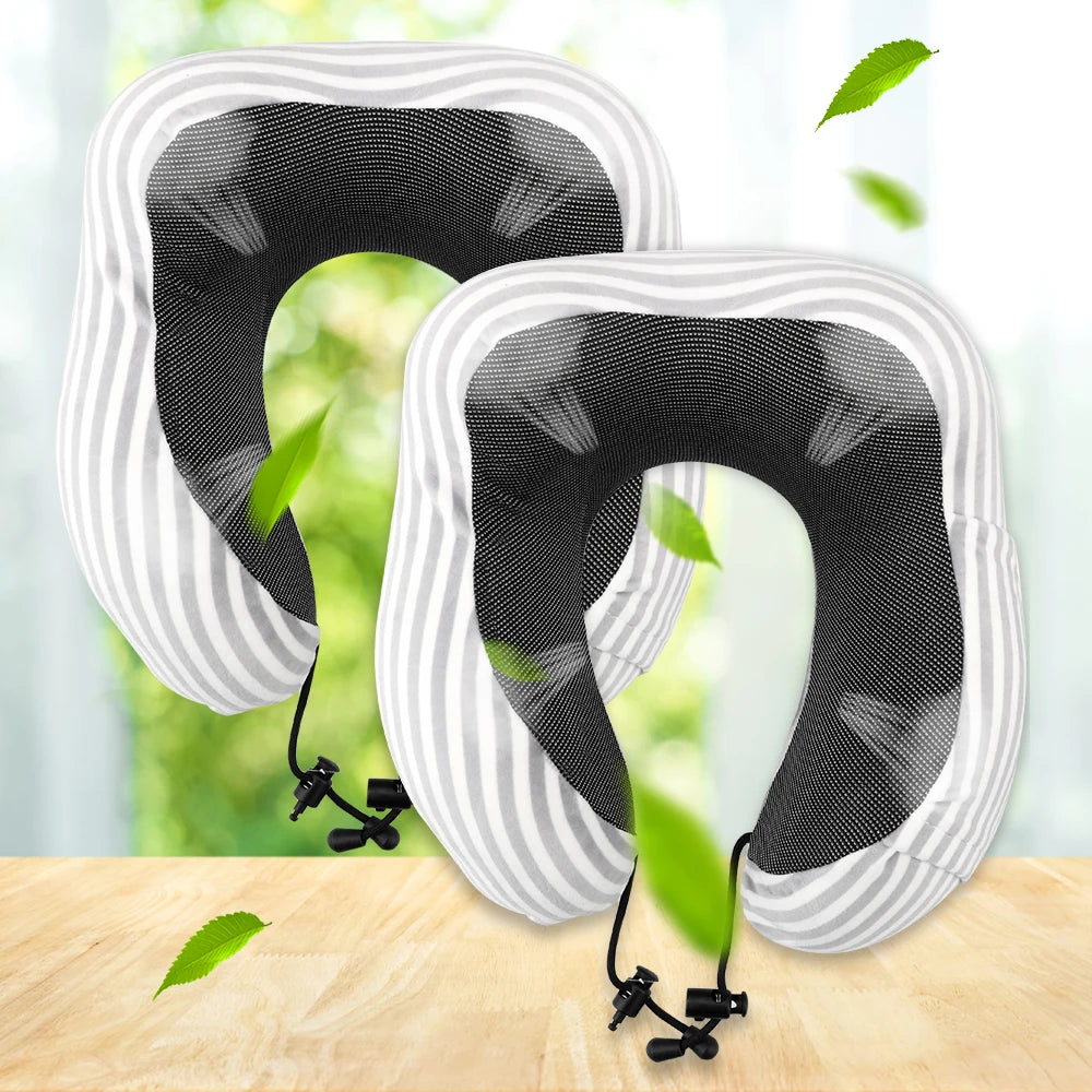 Soft Memory Foam Travel Neck Pillow with U Shape Design - Smarsty