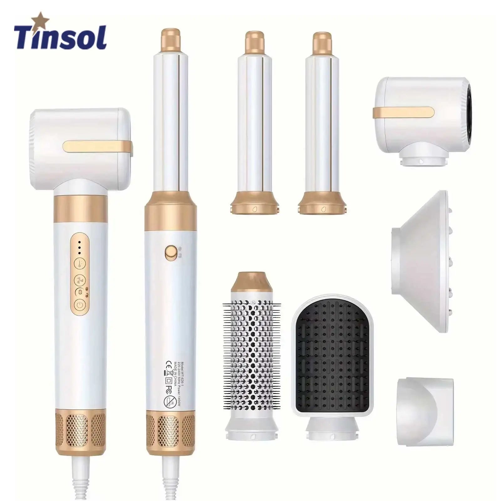 Tinsol 7 In 1 High Speed Hair Dryer Brush - Smarsty