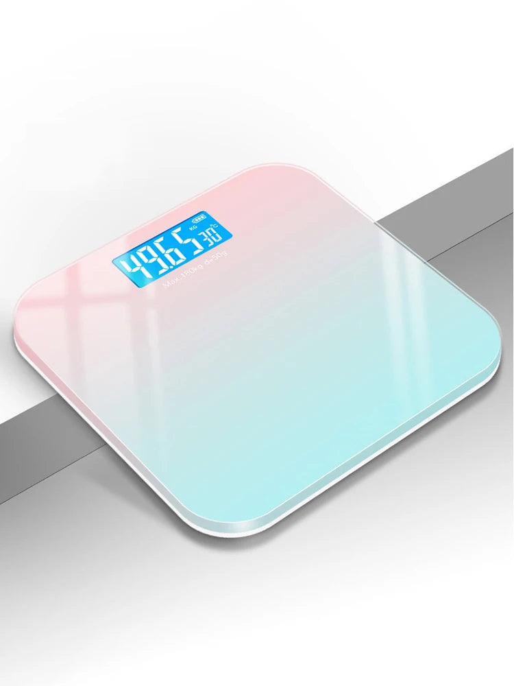Gradient Color Digital Weight Scale with LCD Display - Smarsty