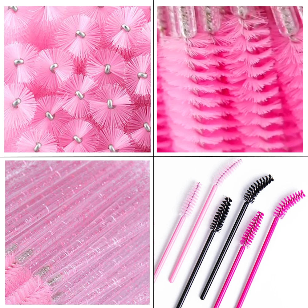 Eyebrow Eyelash Brushes Spoolies Applicators for Makeup - Smarsty