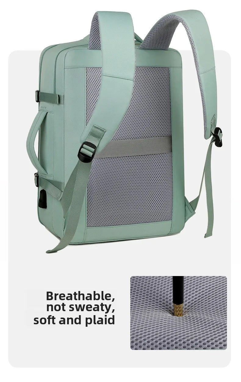 2025Men Women's Bag Large Capacity Journey Multifunction Backpack With Shoe Storage Multilayer Dry And Wet Separation Waterproof