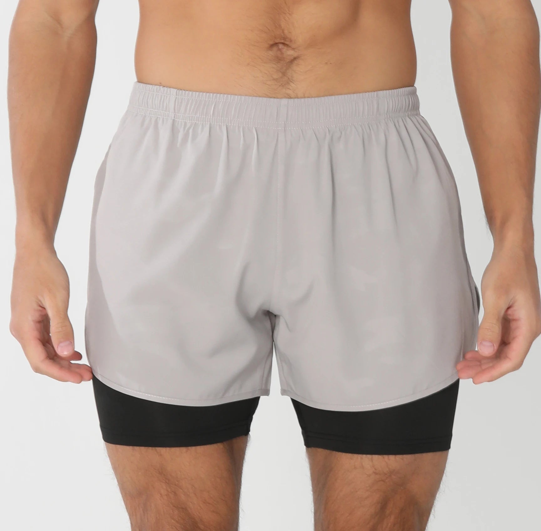 Gym Shorts Men Running Shorts with Liner Pockets Towel Loop Quick Dry Lightweight Workout Men's Breathable Athletic Sport Shorts - Smarsty