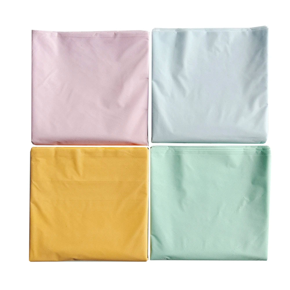 Disposable White Pink Tablecloth for Parties and Weddings - Smarsty