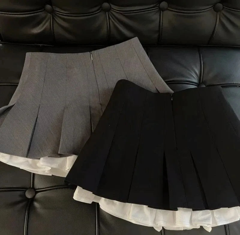 Silver Sequin Skirt Woman High Waist Mini Skirt Woman Fashion Shiny Glitter Elegant Short Skirts For Women Y2k Skirts - Smarsty