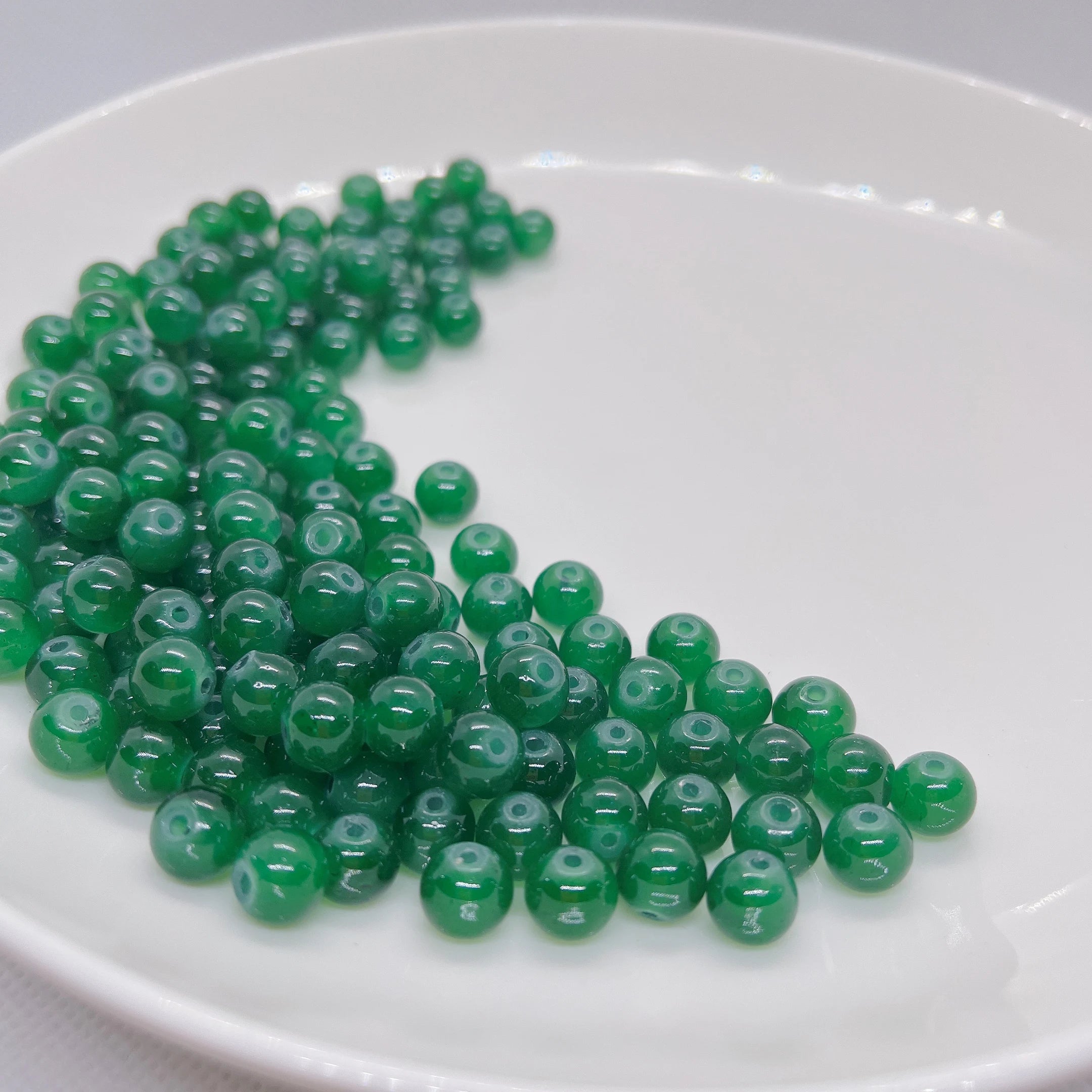 8mm Multicolor Glass Beads for Handmade Jewelry - Smarsty