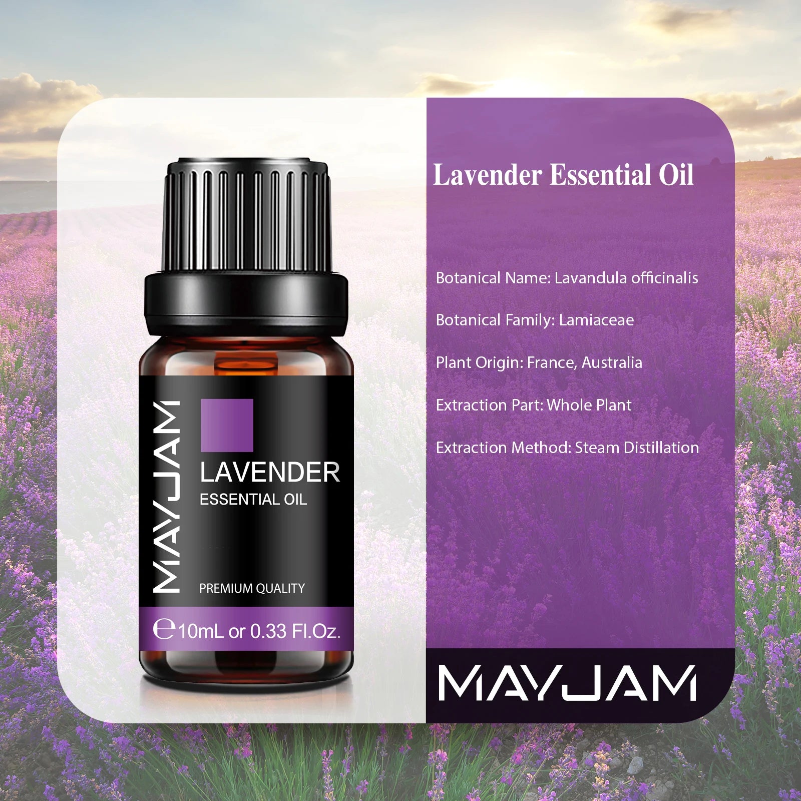 MAYJAM 10ML Essential Oil Blend for Relaxation and Wellness - Smarsty