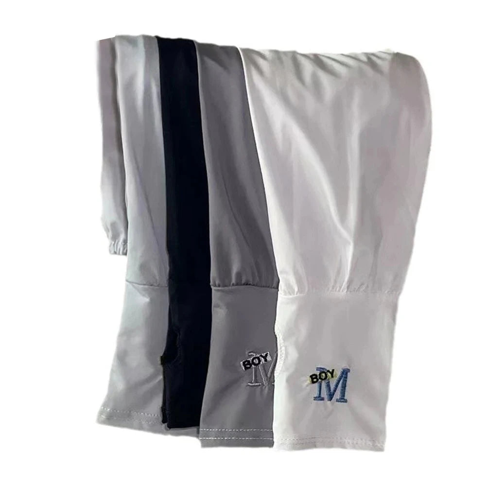 Mens UV Protection Ice Arm Sleeves Lightweight Cooling Gloves - Smarsty
