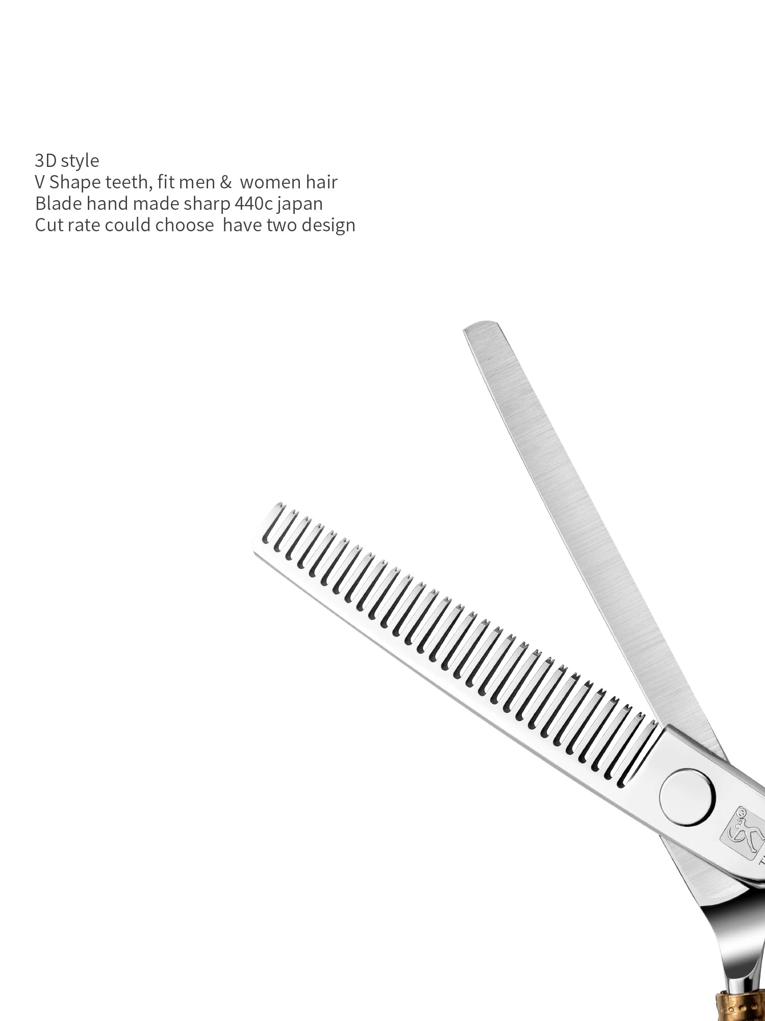 Titan 3D Professional Hair Cutting Scissors 6 Inch - Smarsty