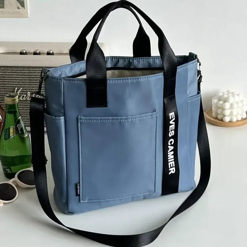 Casual Large Capacity Tote Bag Nylon Waterproof Everyday - Smarsty