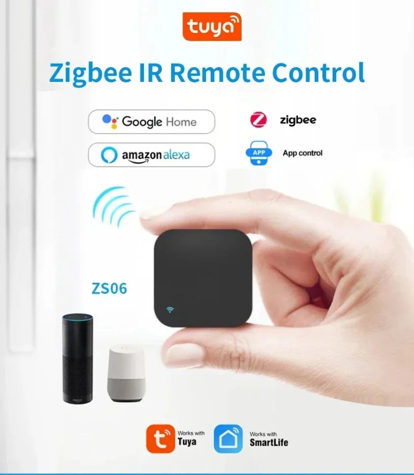 Tuya Zigbee Smart IR Remote Control for Home Automation - Smarsty