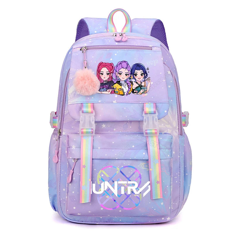 Cartoon Style Kids Backpack With High Capacity For School - Smarsty