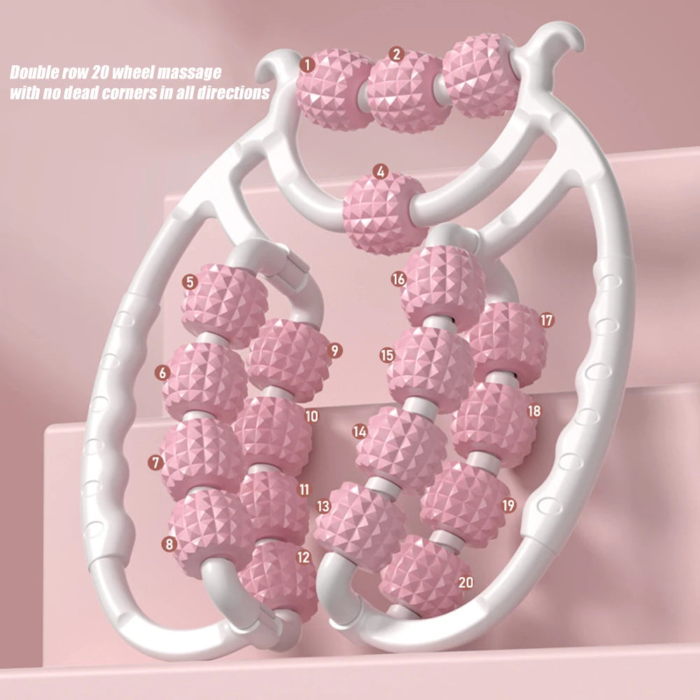 20 Wheel Leg Clamp Massager for Anti-Cellulite Relaxation - Smarsty