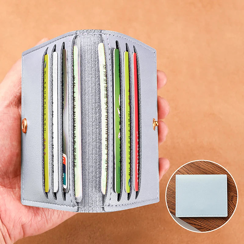 1Pc Card Bag Slim And Compact Bank ID Card Case Driver's License Wallet Simple And Anti Demagnetization Card Holder