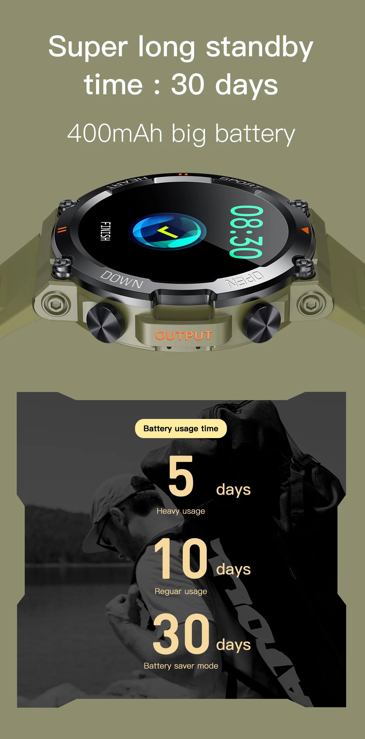 K56Pro Smart Watch for Men with Heart Rate Monitor - Smarsty