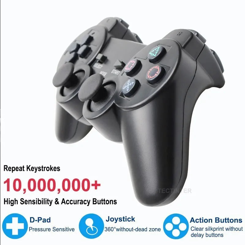 Wireless Gamepad for PlayStation 2 with Vibrating Joystick - Smarsty