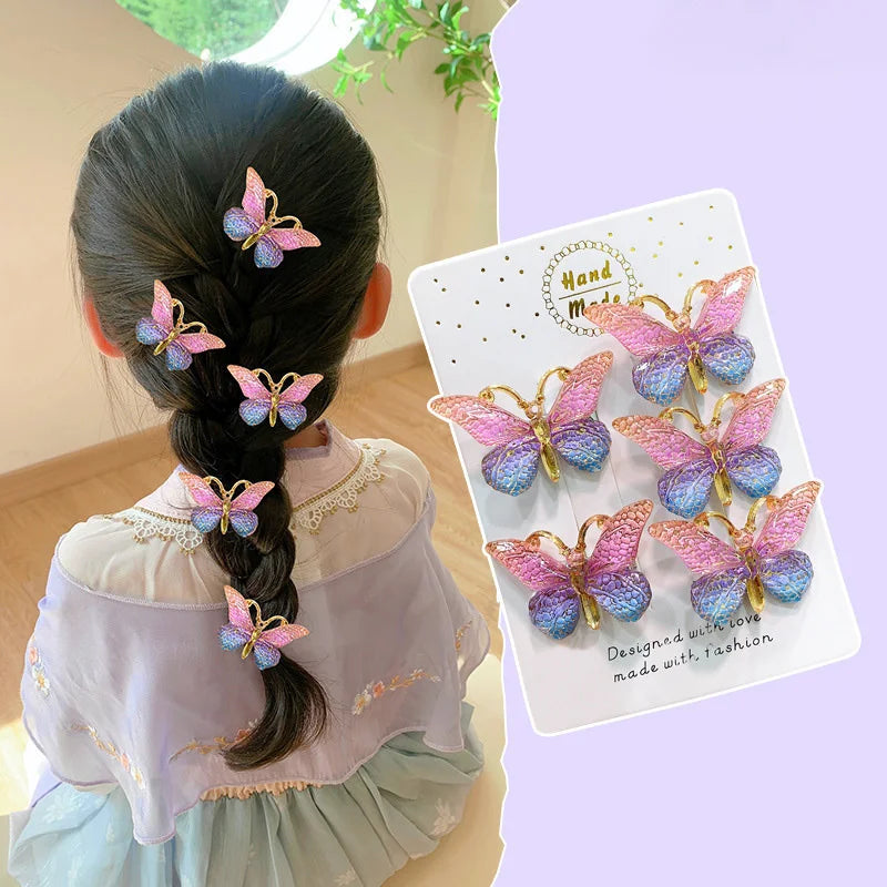 Cute Color Gradient Baby Hairpins Set for Girls - Smarsty