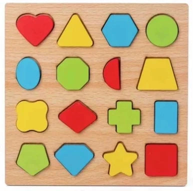 Kids Alphabetic Arithmetic Number Geometric Shapes Wooden Puzzle Montessori Preschool Learning Educational Game Toy for Children by Smarsty