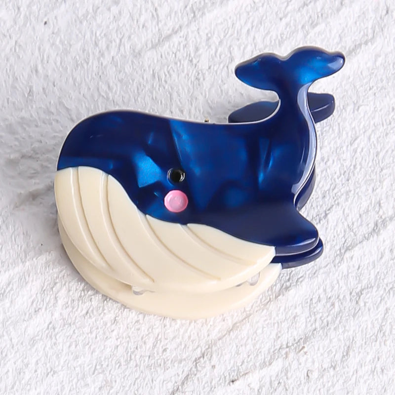 Acetate Ocean Animal Hair Clips for Women - Smarsty