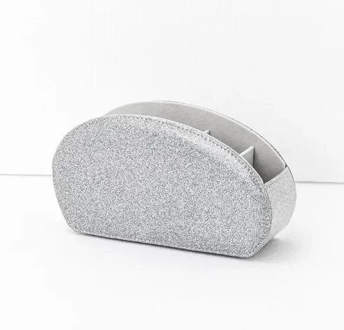 5 Grid Pu Leather Organizer Remote Control Phone And Tv Holder Desk Storage Box Cosmetics Brush by Smarsty