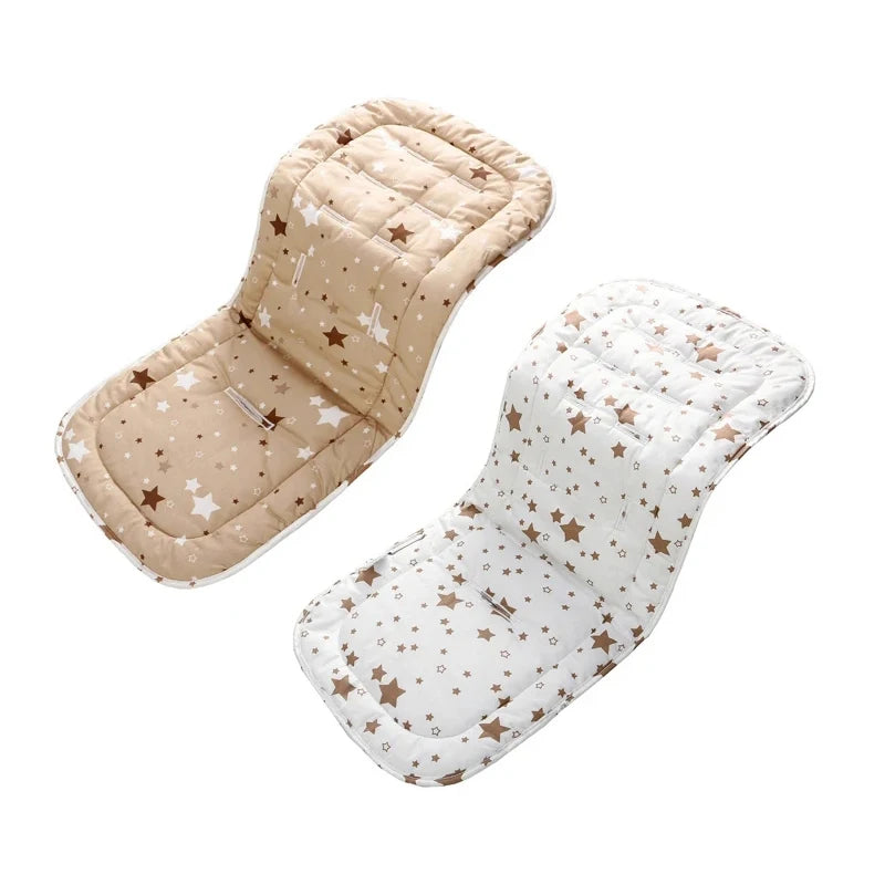 Comfortable Cotton Baby Stroller Pad Four Seasons General Soft Seat Cushion Child Cart Seat Mat Kids Pushchair Cushion For 0-27M by Smarsty