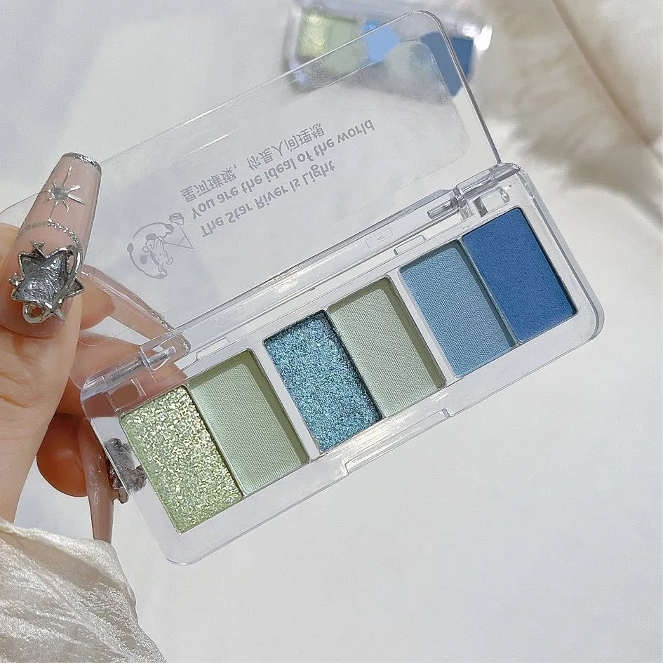 Glitter Eyeshadow Palette Brightening Waterproof Matte Finish - Smarsty