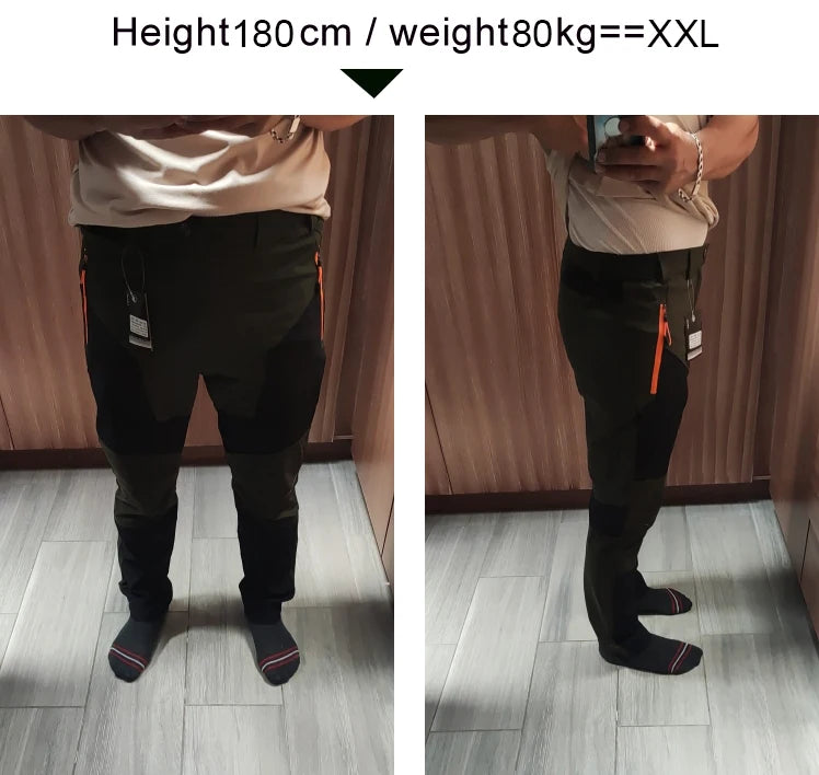 TRVLWEGO Men Summer Sports breathable Pants Hiking Trousers Camping Splash Prevention Quick Dry UV Resistant Elastic Thin - Smarsty