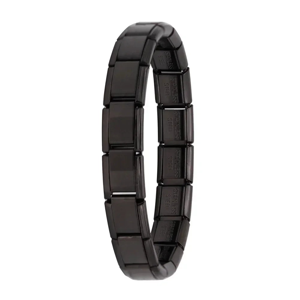 Hapiship Women's Italian Stainless Steel Charm Bracelet - Smarsty