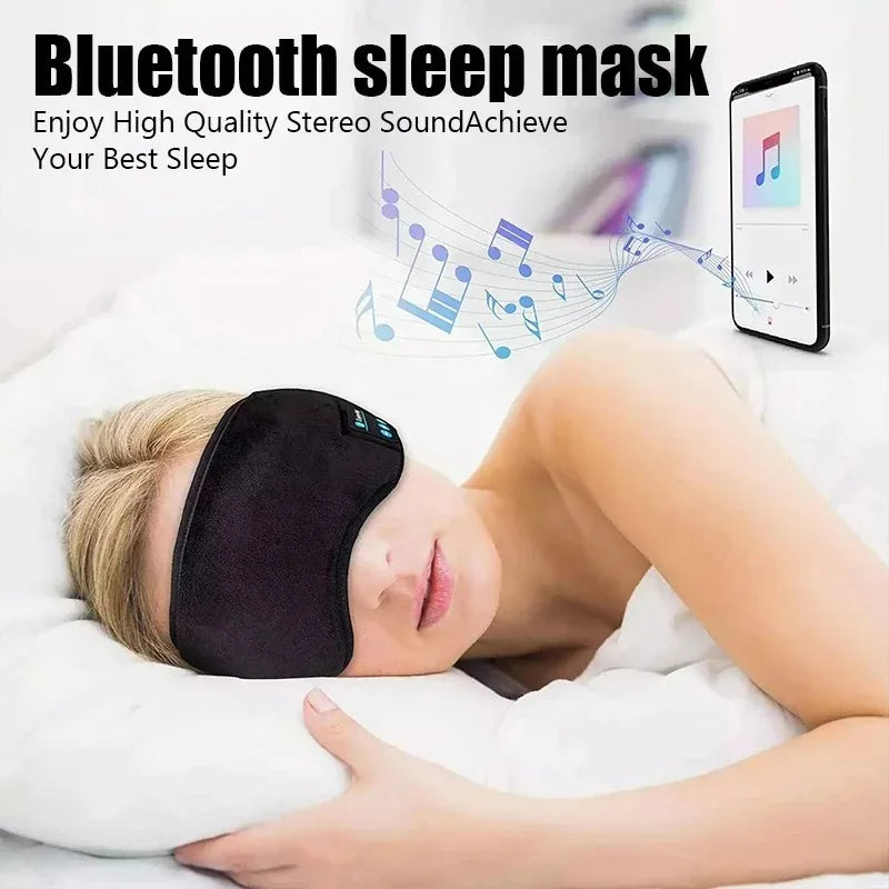 Bluetooth Sleep Headphones Eye Mask for Comfortable Rest - Smarsty