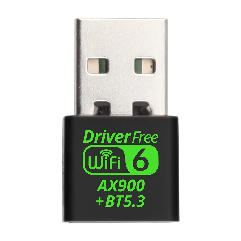 USB WiFi 6 Bluetooth 5.3 Adapter USB WiFi Network Wireless Wlan Receiver Dual Band 2.4/5.8GHz Mini USB WiFi Dongle Driver Free