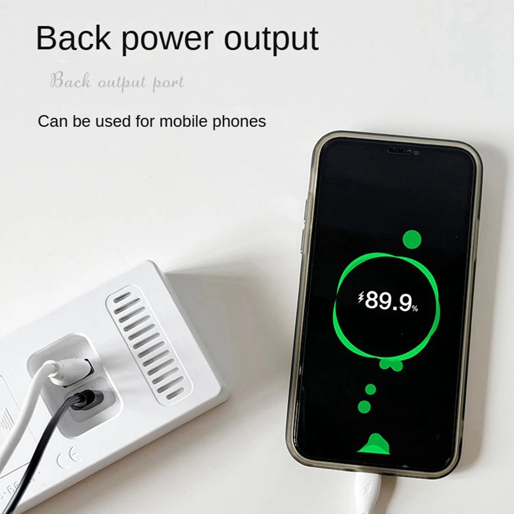 Digital LED Alarm Clock with Adjustable Brightness and Temperature Display - Smarsty