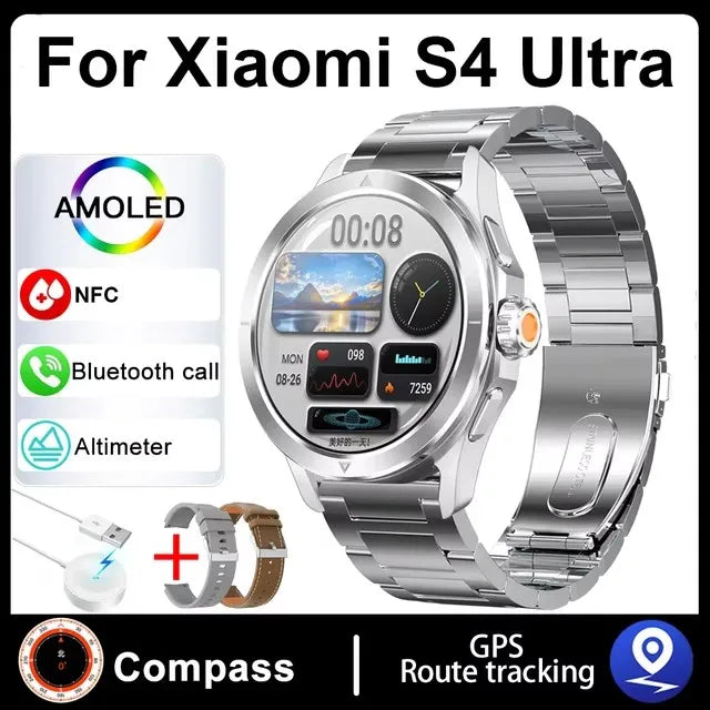 Xiaomi S4 Ultra Smart Watch With GPS Waterproof Sports Features - Smarsty