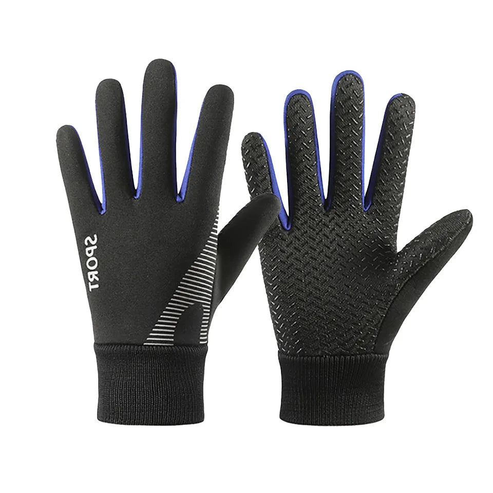 NOFOXO Winter Kids Warm Gloves Water-resistant Sports Gloves Thick Plush Lining Cold Weather Childrens Cycling Gloves Boys Girls