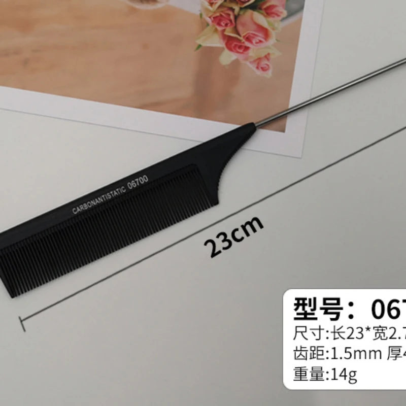 Professional Stainless Steel Hair Tail Comb for Salon Styling - Smarsty