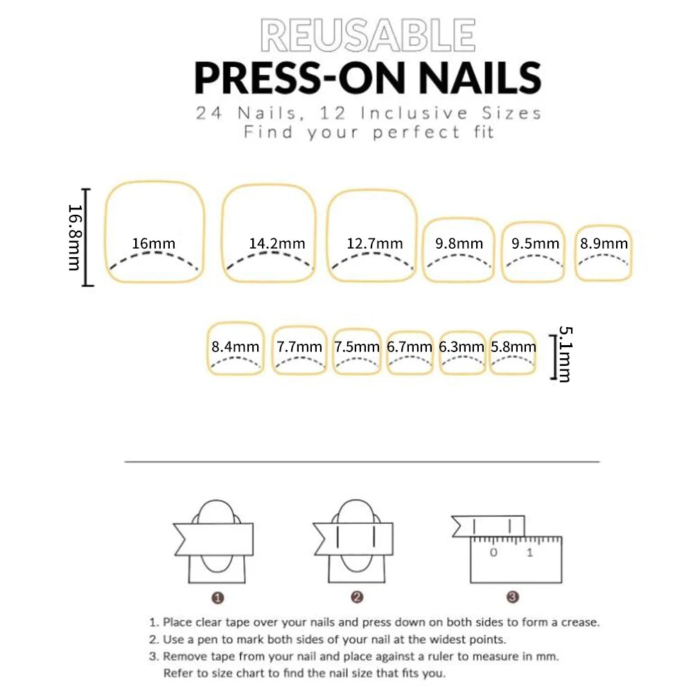 120 Pieces Pink Square Toe Nail Tips Full Cover Extensions - Smarsty