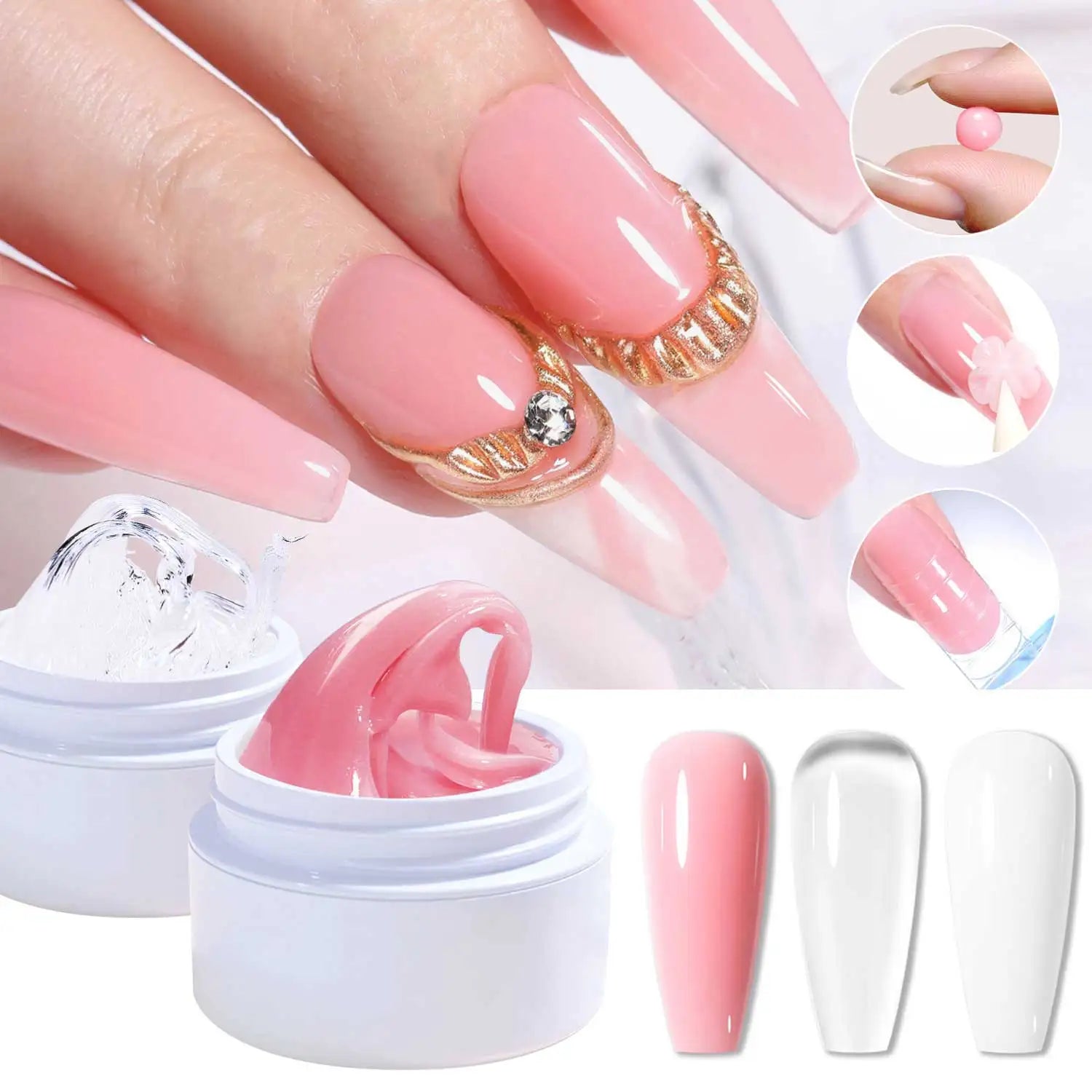 Clear Non-Stick Gel Nail Polish for Easy Sculpting - Smarsty