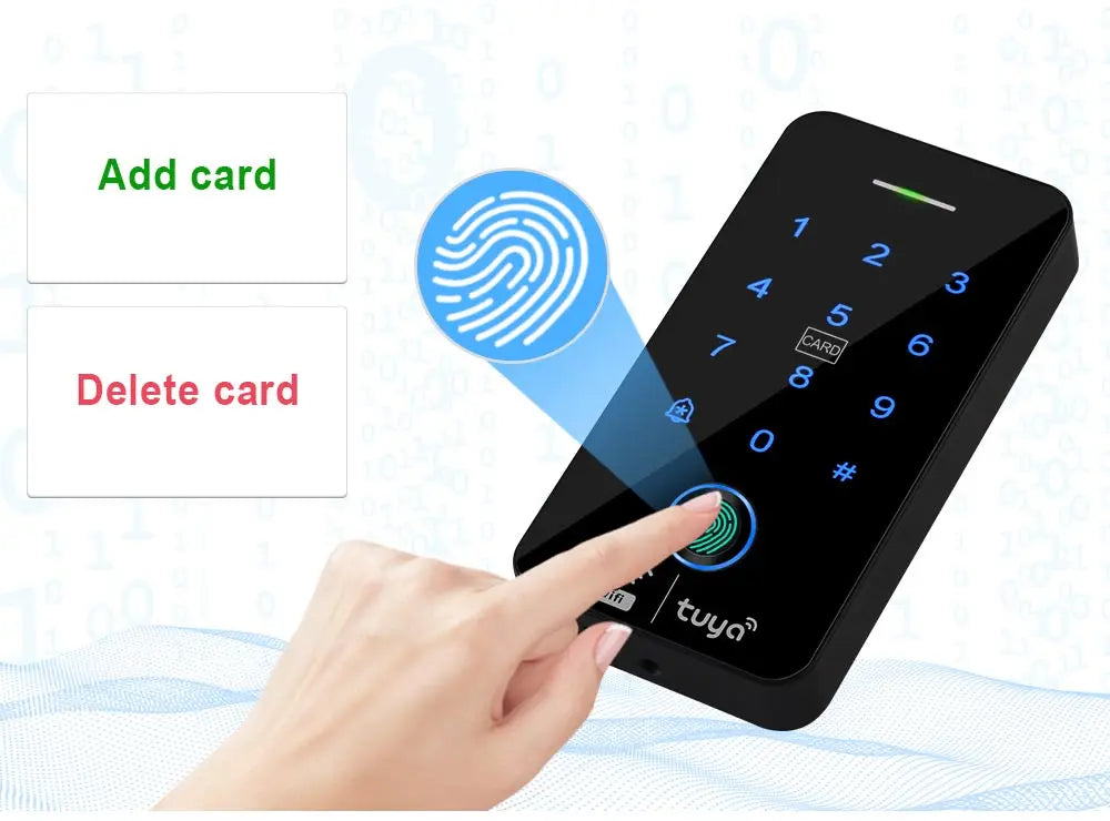 WiFi Tuya Fingerprint Access Controller Waterproof System - Smarsty