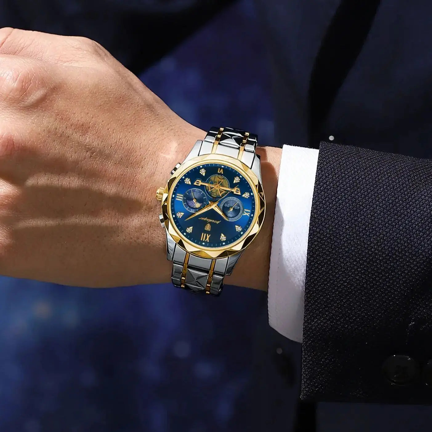 Luxury Waterproof Chronograph Men's Quartz Watch - Smarsty