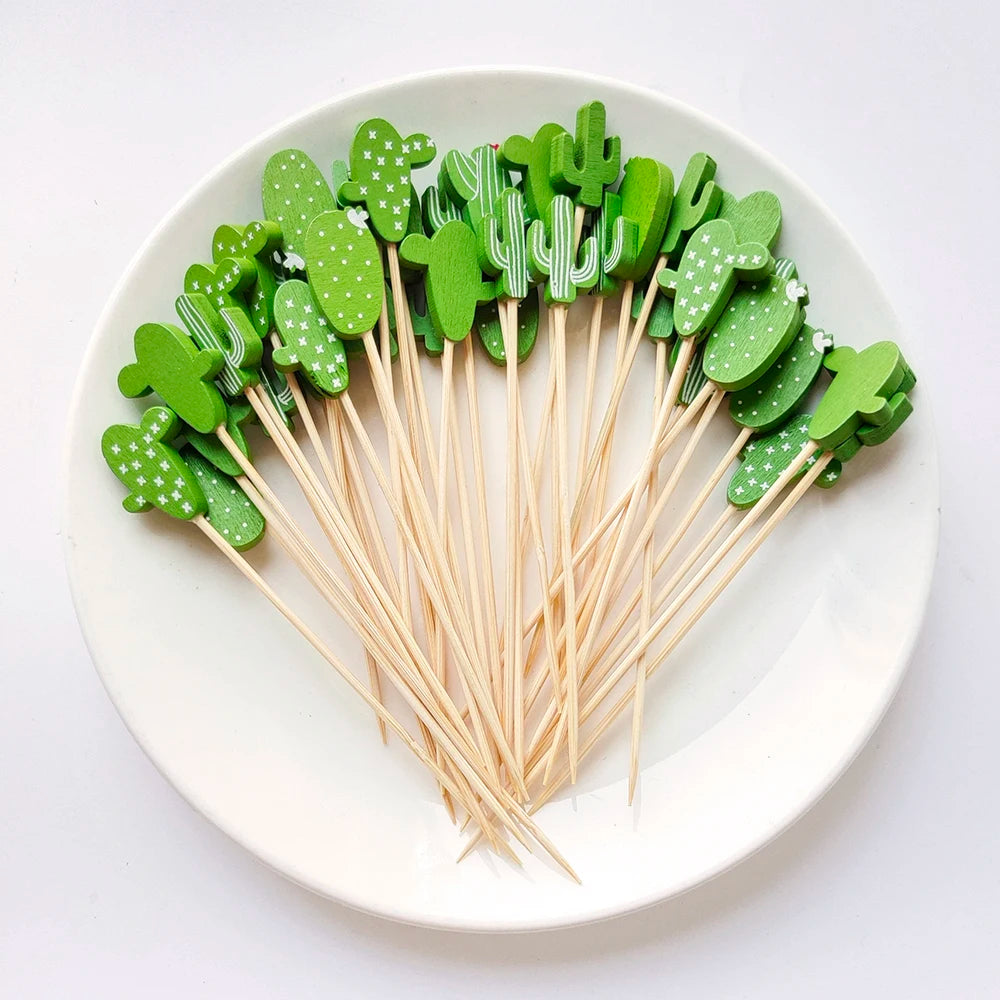 Bamboo Skewers 100Pcs for Parties and Events - Smarsty