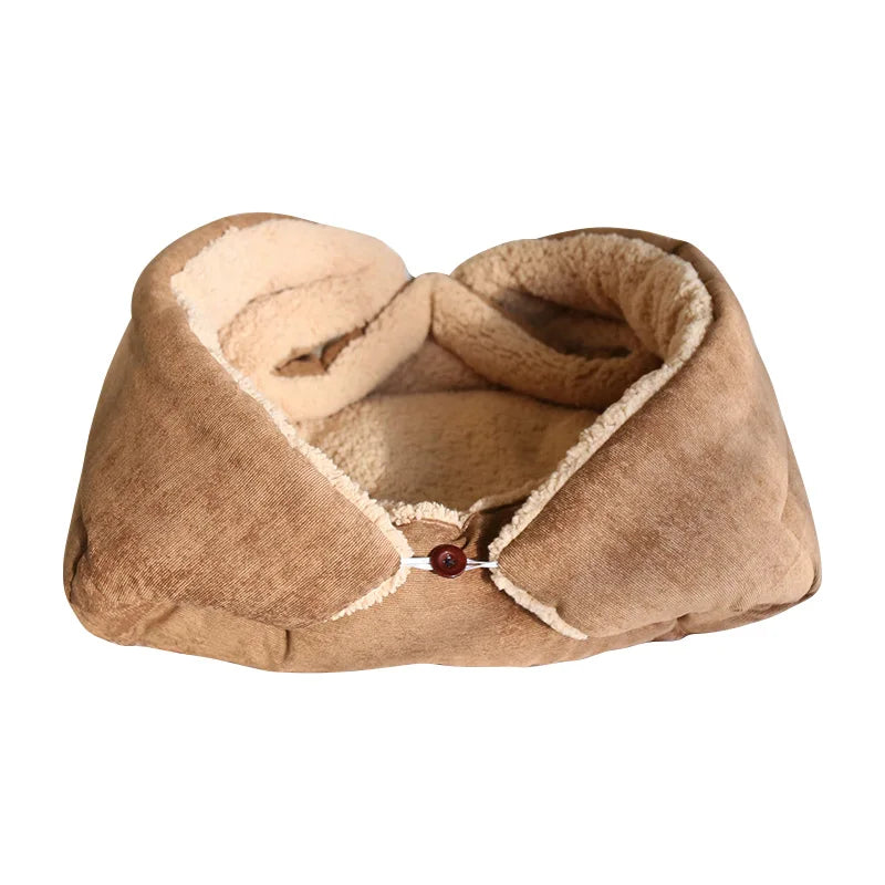 Warm Thickened Cat Bed Foldable Plush Pet Mat - Smarsty
