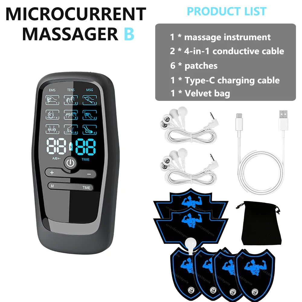 Electric Muscle Stimulator with Built-In Battery for Pain Relief - Smarsty