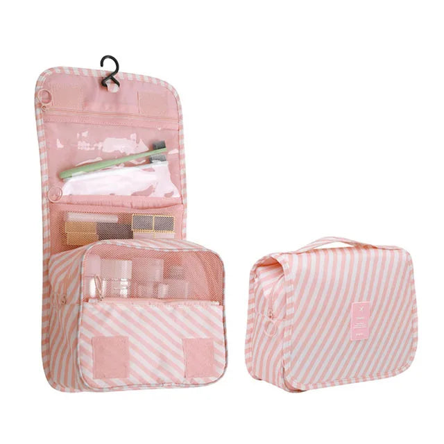 Waterproof Travel Makeup Bag With Hook For Women Toiletries - Smarsty
