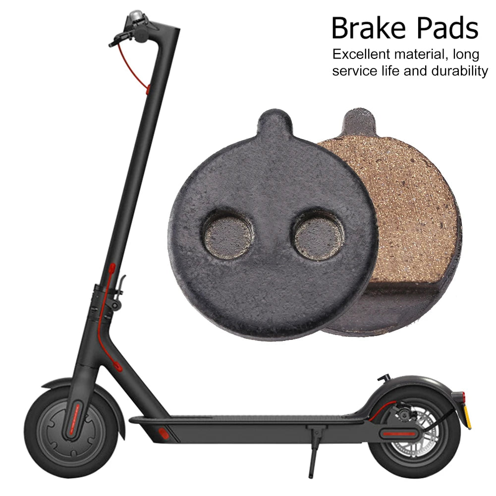 2 Sets Electric Brake Pads Resin Scooter Brake Pads Durable Electric Vehicle Brake Pads Small for Kugoo M4