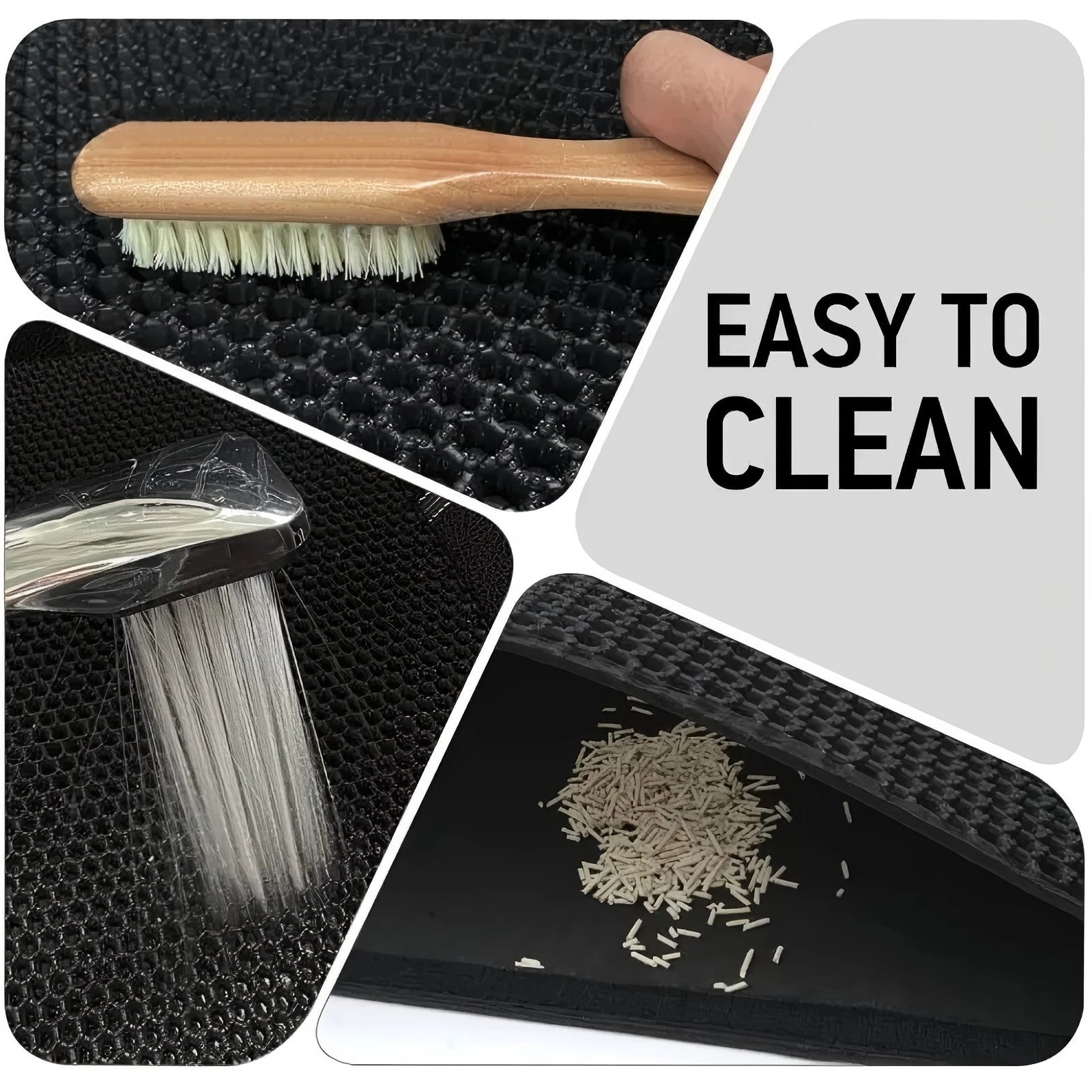 Double Layer Waterproof Cat Litter Mat for Easy Cleaning - Smarsty